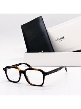 NEW CELINE EYEGLASSES CL50139I 053 HAVANA MEN EYEWEAR